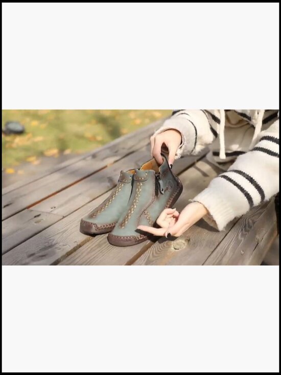 Corral Women Embroidered Ankle Booties Closed Toe Zip Closure Casual Fall Boots Women